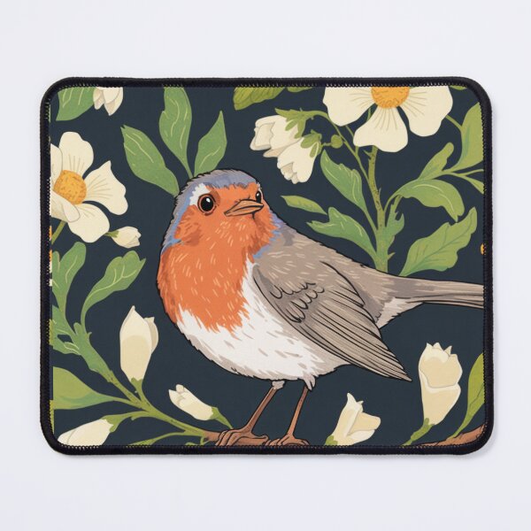 Item preview, Botanical Bird Branch Art designed and sold by Filora Atelier | Bird Art.