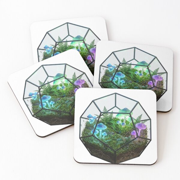 Item preview, Isometric Mushroom Terrarium Cottagecore Forager designed and sold by Mks-Fashion.