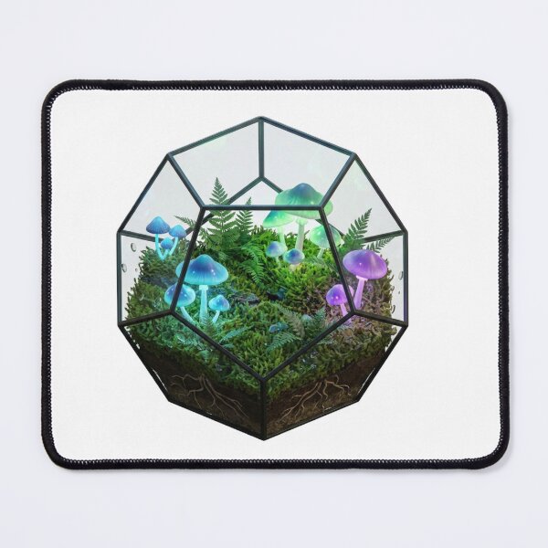 Item preview, Isometric Mushroom Terrarium Cottagecore Forager designed and sold by Mks-Fashion.