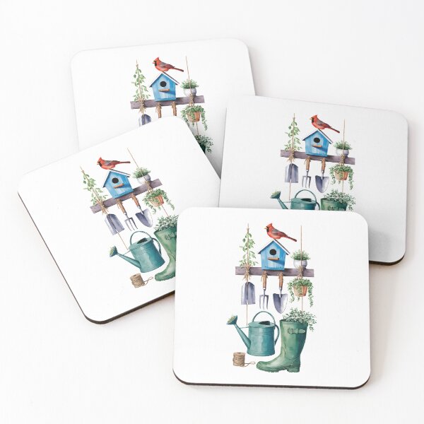 Item preview, Garden Tools Watering Can Birdhouse Cardinal designed and sold by Roy & Tiffany.