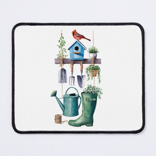Item preview, Garden Tools Watering Can Birdhouse Cardinal designed and sold by Roy & Tiffany.