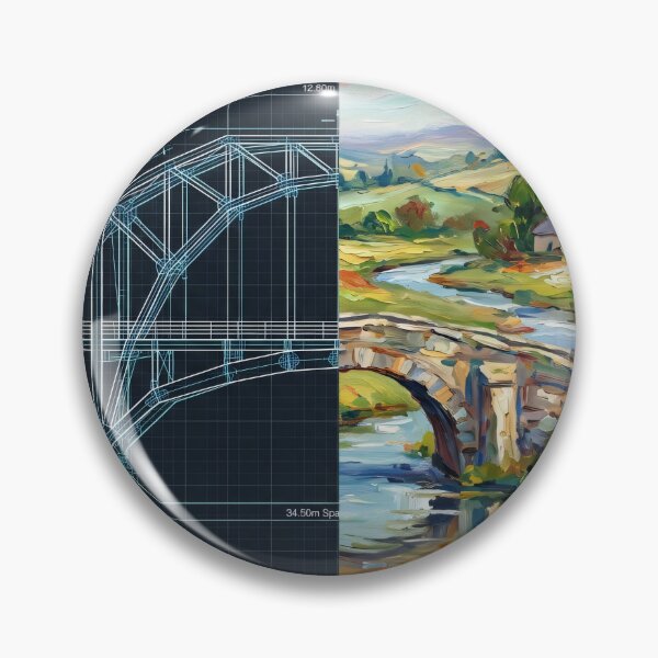 Item preview, Engineer by Day Artist by Night Bridge Split Art designed and sold by Jozefin's Studio.