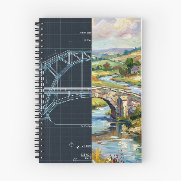 Item preview, Engineer by Day Artist by Night Bridge Split Art designed and sold by Jozefin's Studio.