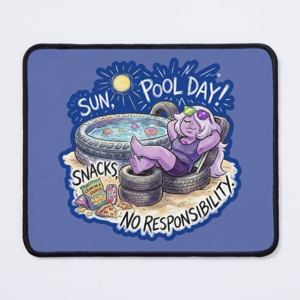 Item preview, Amethyst Summer Pool Day Snacks - Steven Universe designed and sold by 0Zetgest.