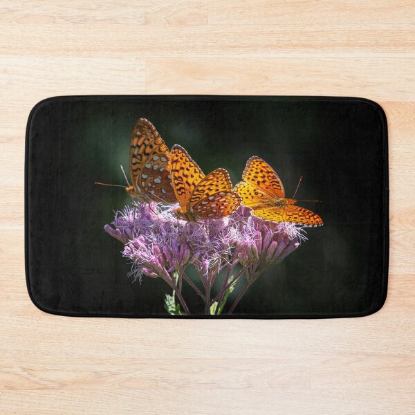 Item preview, Speyeria Aphrodite butterflies on Spotted Joe-pyeweed. designed and sold by James Cumming.