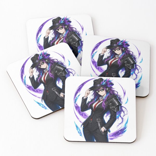 Item preview, Violet Crown Cyber Anime Character Portrait designed and sold by NextLevelThread.