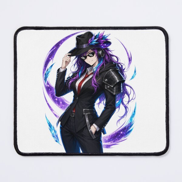 Item preview, Violet Crown Cyber Anime Character Portrait designed and sold by NextLevelThread.