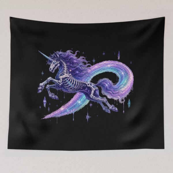 Item preview, Nightmare Unicorn Rainbow II designed and sold by UnicornAndRaven .