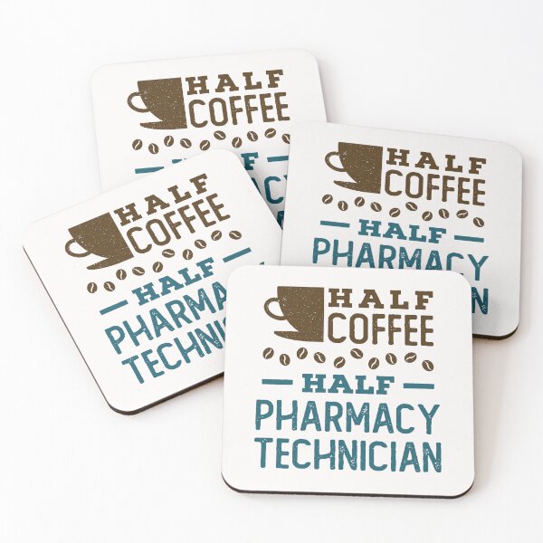 Item preview, Half Coffee Half Pharmacy Technician  designed and sold by jaygo.