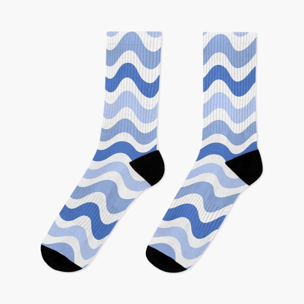 Item preview, 3D wave pattern - blue shade  designed and sold by Pattern Petals.