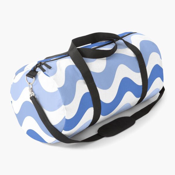Item preview, 3D wave pattern - blue shade  designed and sold by Pattern Petals.