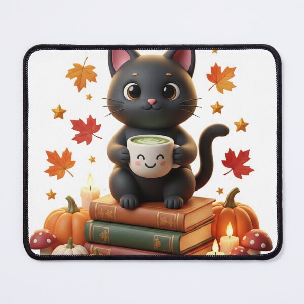 Item preview, Cat Drinking Matcha designed and sold by FatmaAhmed90.