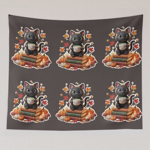 Item preview, Cat Drinking Matcha designed and sold by FatmaAhmed90.