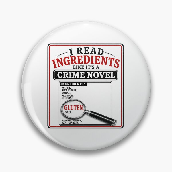 Item preview, I read ingredients like a crime novel gluten designed and sold by Creations by Dean.