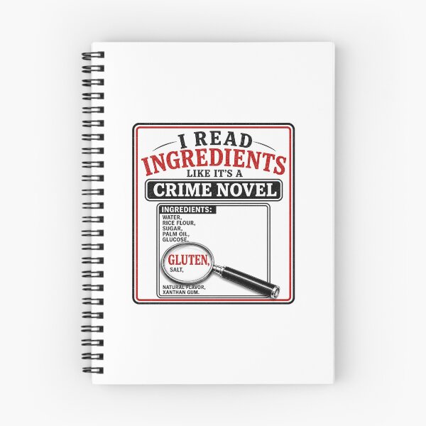 Item preview, I read ingredients like a crime novel gluten designed and sold by Creations by Dean.