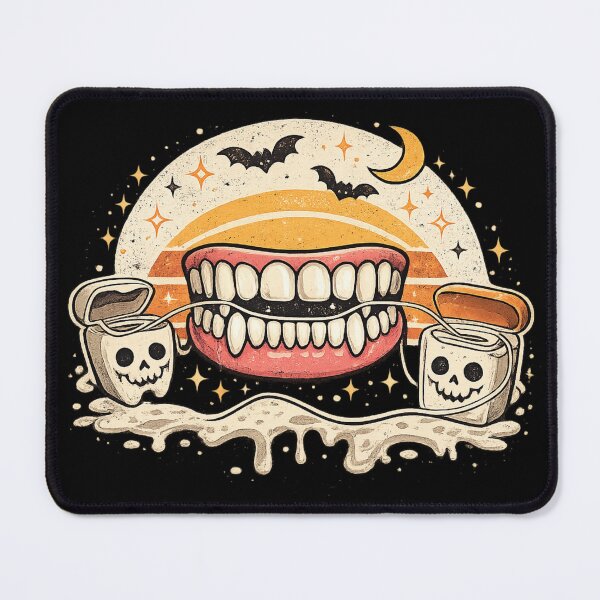 Item preview, Floss Your Fangs Dentist Halloween Gift designed and sold by Corvoria.
