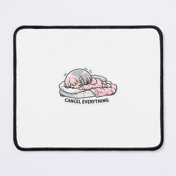 Item preview, Cancel Everything Kawaii Chibi Exhausted Girl designed and sold by naruto4925.