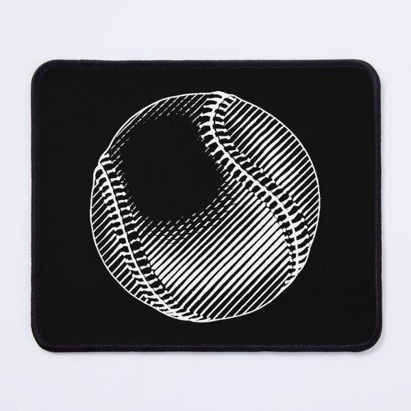 Item preview, Vintage White Baseball Ball Art Graphic designed and sold by pattern-archive.