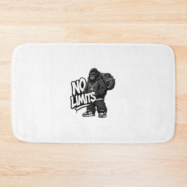Item preview, No Limits Gorilla Streetwear Cartoon Graphic designed and sold by Aesthicer.
