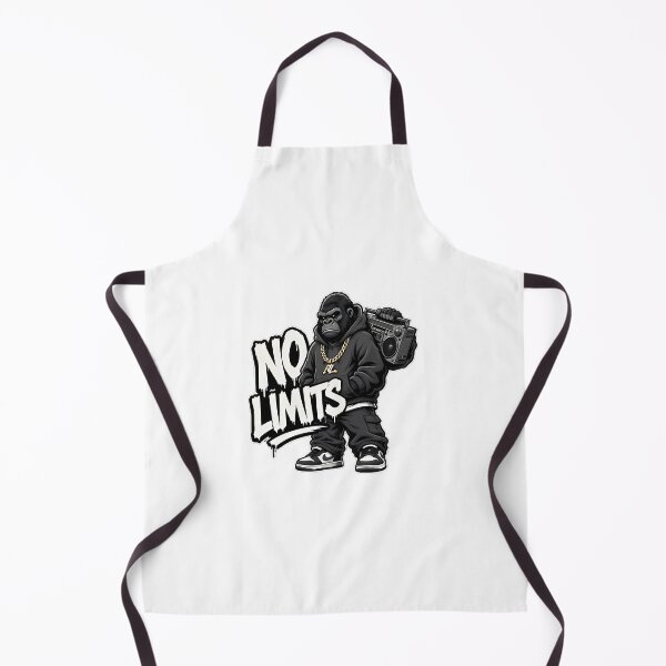 Item preview, No Limits Gorilla Streetwear Cartoon Graphic designed and sold by Aesthicer.
