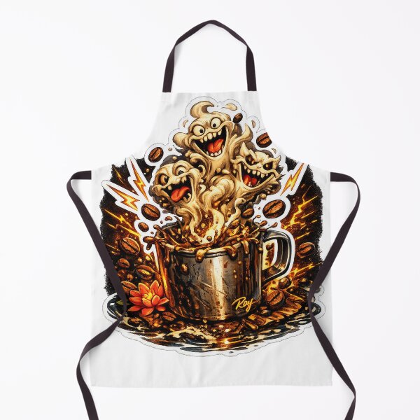 Item preview, Wild Coffee Monster Splash Mug Funny Sticker designed and sold by RoyArt0.