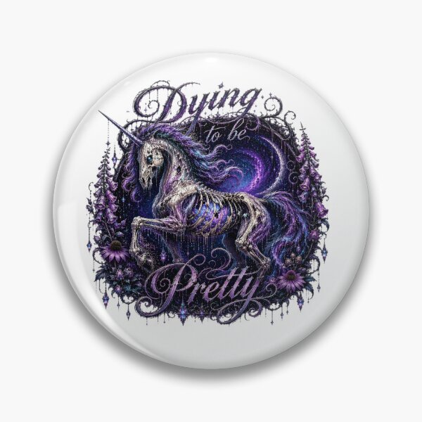 Item preview, Dying to be Pretty Nightmare Unicorn II designed and sold by UnicornAndRaven .