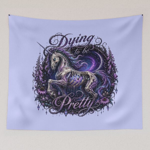 Item preview, Dying to be Pretty Nightmare Unicorn II designed and sold by UnicornAndRaven .