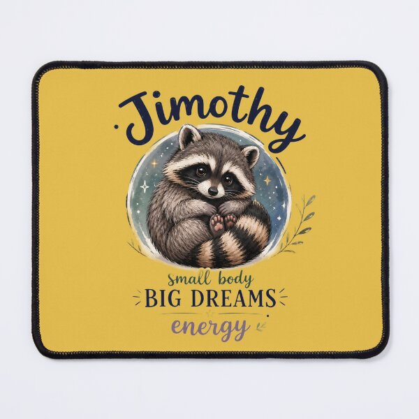 Item preview, Jimothy Cute Raccoon Art | Whimsical Woodland Animal | Cozy Forest Aesthetic | Colorful Digital Illustration designed and sold by Bhaskar Digital Art.