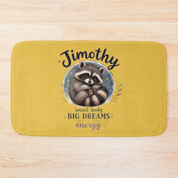 Item preview, Jimothy Cute Raccoon Art | Whimsical Woodland Animal | Cozy Forest Aesthetic | Colorful Digital Illustration designed and sold by Bhaskar Digital Art.