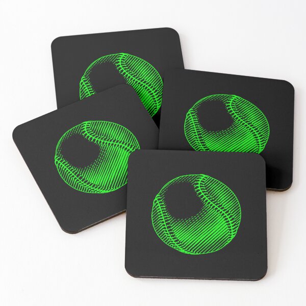 Item preview, Vintage Lime baseball designed and sold by pattern-archive.