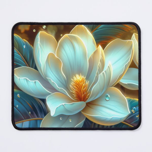 Item preview, White Magnolia Flowers Art designed and sold by MargaretWiktor.