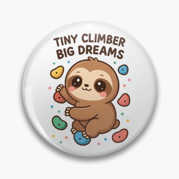 Item preview, Kawaii Sloth Climbing - Tiny Climber Shirt designed and sold by Pineapple-Tree.