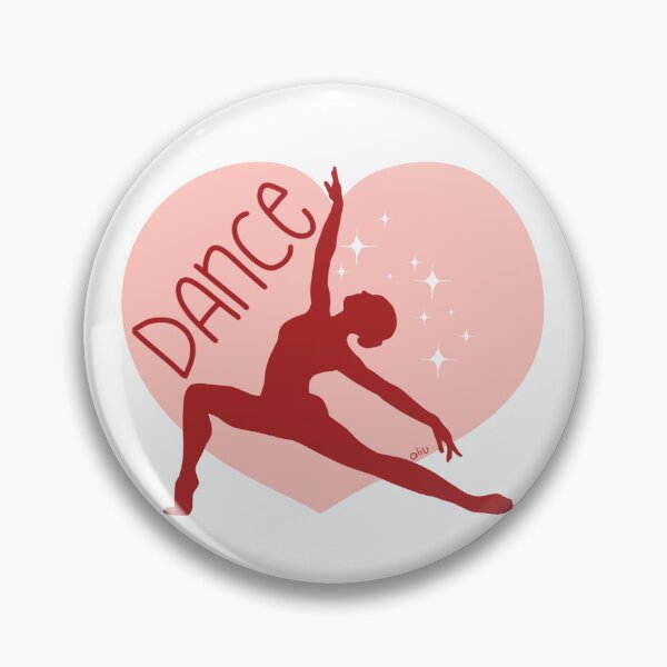 Item preview, Dance Heart Silhouette Red designed and sold by BibidibuDesigns.