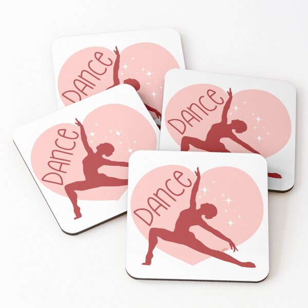 Item preview, Dance Heart Silhouette Red designed and sold by BibidibuDesigns.