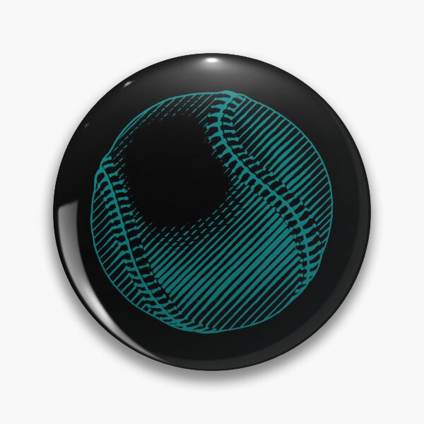 Item preview, Vintage Teal Baseball Ball Art Graphic designed and sold by pattern-archive.