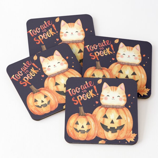 Item preview, Halloween Kitty, too cute to spook designed and sold by LiskoDesign.
