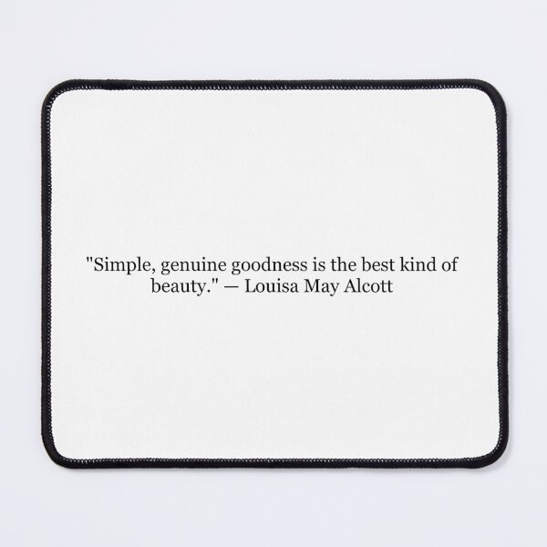 Item preview, Simple, Genuine Goodness Is the Best Kind of Beauty | Louisa May Alcott Quote Print | Literary Wall Art designed and sold by The Prose Atelier.