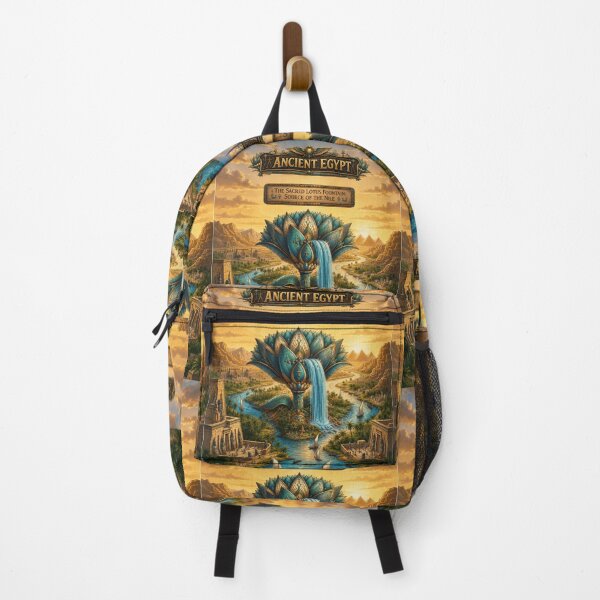 Item preview, Lotus of the Nile - Ancient Egyptian Art Print & Merchandise designed and sold by Art Wave Studio.
