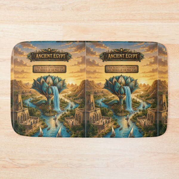 Item preview,  Lotus of the Nile - Ancient Egyptian Art Print & Merchandise designed and sold by Art Wave Studio.