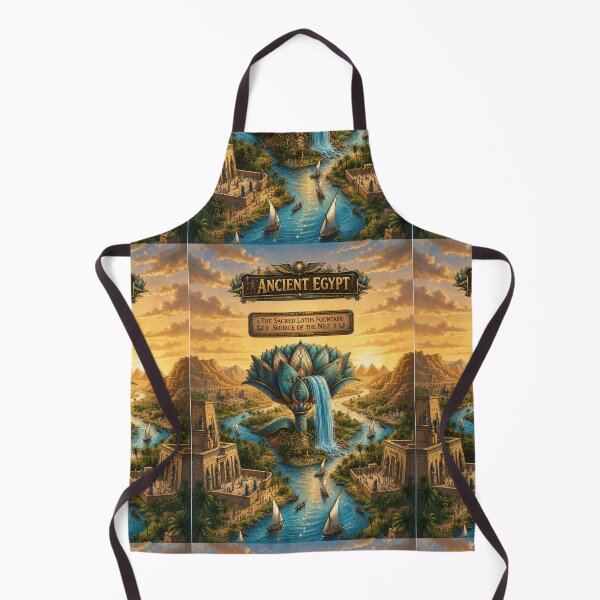 Item preview, Lotus of the Nile - Ancient Egyptian Art Print & Merchandise designed and sold by Art Wave Studio.
