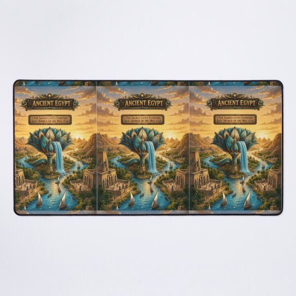 Item preview, Lotus of the Nile - Ancient Egyptian Art Print & Merchandise designed and sold by Art Wave Studio.