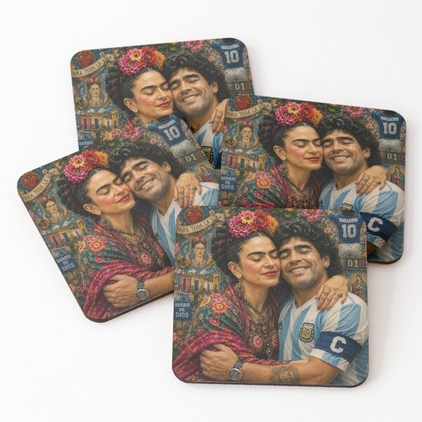 Item preview, Maradona Frida Kahlo designed and sold by Muycote.