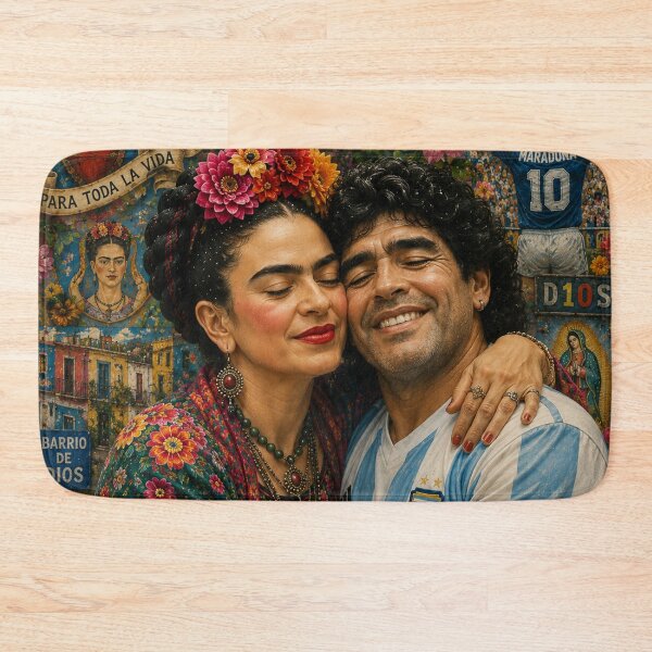 Item preview, Maradona Frida Kahlo designed and sold by Muycote.