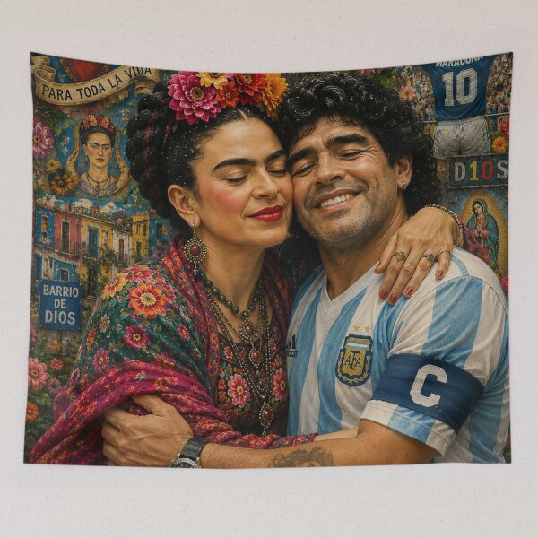 Item preview, Maradona Frida Kahlo designed and sold by Muycote.