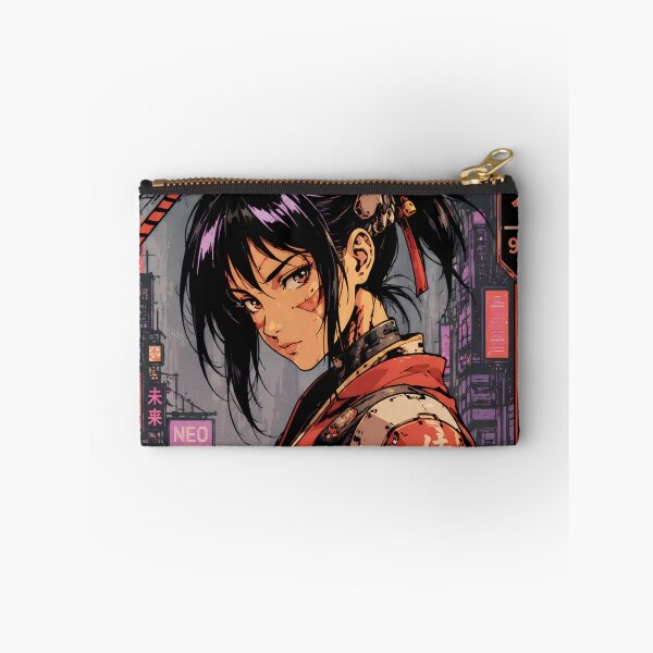 Item preview, Cyberpunk Ronin Girl – Retro Anime Samurai Warrior designed and sold by Apocalyptic Art Studio.