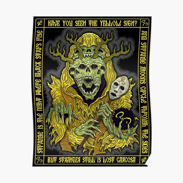 Yellow King Icon - Azhmodai 2018 Poster