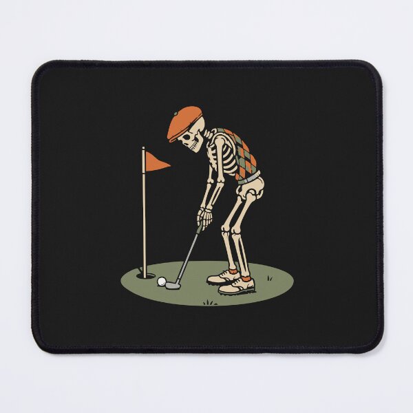 Item preview, Golf Halloween Old Skeleton In Beret Playing Golf Player Funny designed and sold by alenaz.