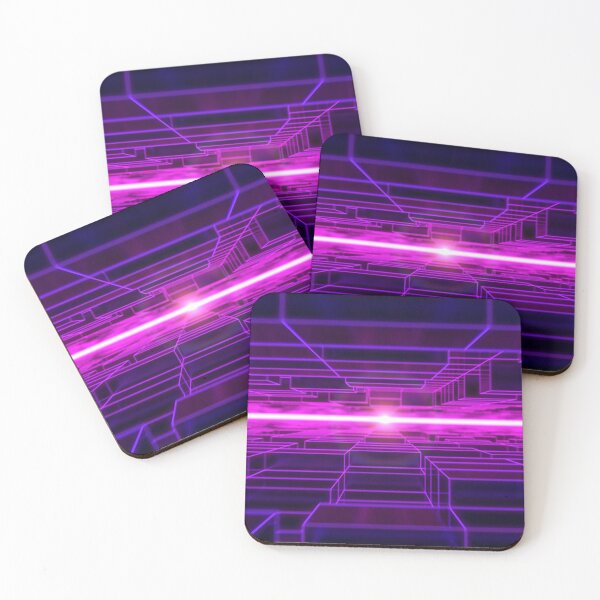 Item preview, Blue to Magenta Horizontal Parallel Blocks designed and sold by Electric Shock!! Design.