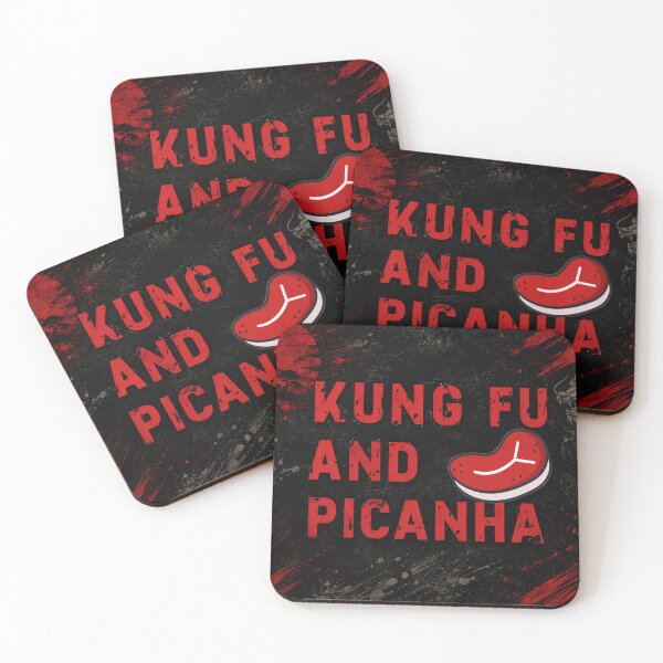 Item preview, Kung Fu and Picanha | Funny Martial Arts BBQ designed and sold by Fei Long Design Hub.