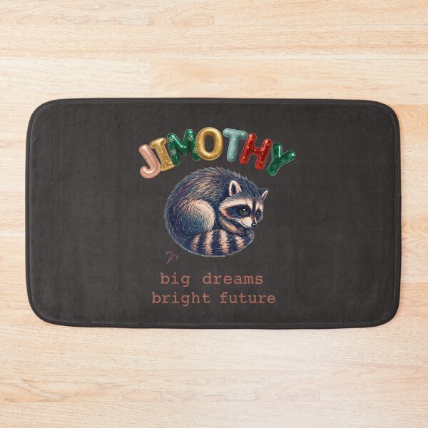 Item preview, Jimothy Cute Raccoon Art | Whimsical Woodland Animal | Cozy Forest Aesthetic | Colorful Digital Illustration designed and sold by Bhaskar Digital Art.